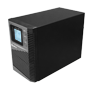 Online UPS - Effekt 3000VA/2700W - Indgang 200~240 VAC / Udgang 200~240 VAC - 4 beskyttede IEC backup udgange - Opladningstid 4~5 t - 6 forseglede bly-syre batterier (medfølger)