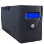 Enfaset Line Interactive UPS - Effekt 600VA/360W - Indgang 220~240VAC / Udgang 230 VAC - 2 overspendings-beskyttede udgange - Opladningstid 6~8 t - Forseglet bly-syre batteri (medfølger)
