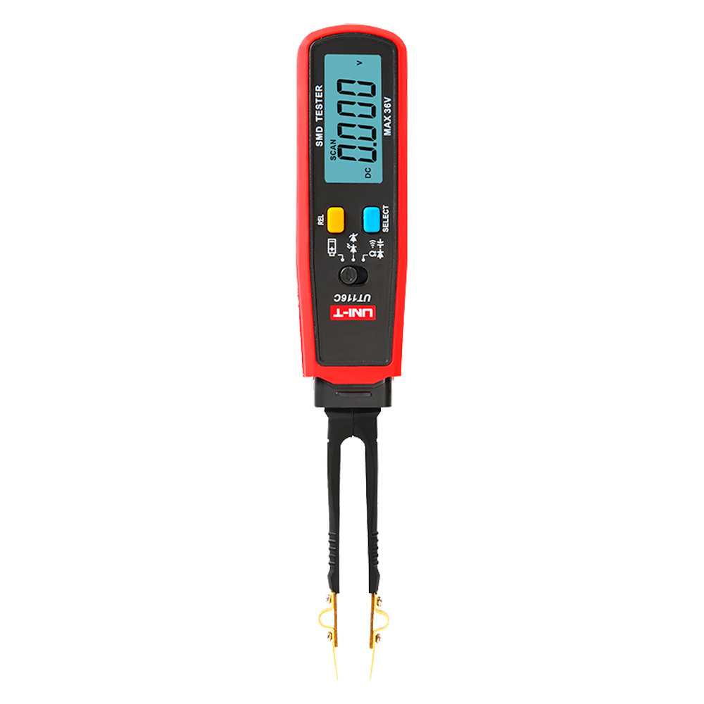 Digital tester til SMD komponenter - Display op til 6000 counts - Modstands- og kapacitetsmåling - Kontinuitetstest | Diodetest - Batteritest