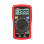 LCD håndholdt digital multimeter - DC og AC spændingsmåling op til 250V - DC strømmåling op til 10A - Temperaturmåling - Modstandsmåling - Summer til kontinuitetstest