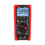 Industrielt True RMS digitalt multimeter - IP65 og 2 m faldtestet - DC og AC måling op til 600V / 20 A - Integreret lommelygte - Modstand, kapacitans og frekvensmåling - Summer til kontinuitetstest