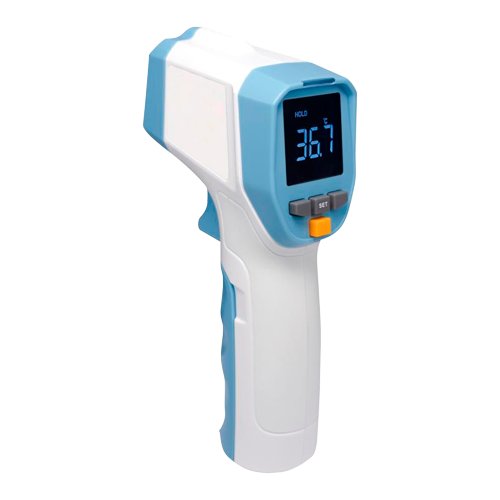 Infrarød præcisionstermometer - Nøjagtighed ±0,3ºC - Målingsområde 32ºC ~ 43ºC - Øjeblikkelig og kontaktløs måling - Reaktionstid 250ms - Høj temperatur LED og lydalarm