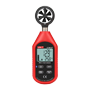 Håndholdt vindmåler - Højpræcisions vindhastighed sensor - Temperatursensor - Maksimum, Minimum og Gennemsnit værdier - Forbindelse til APP via Bluetooth - Baggrundsbelyst LCD display