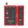 Kabeltester - Kabelstatus check RJ45/RJ11/BNC - Test i hurtig og langsom tilstand - Automatisk lukning