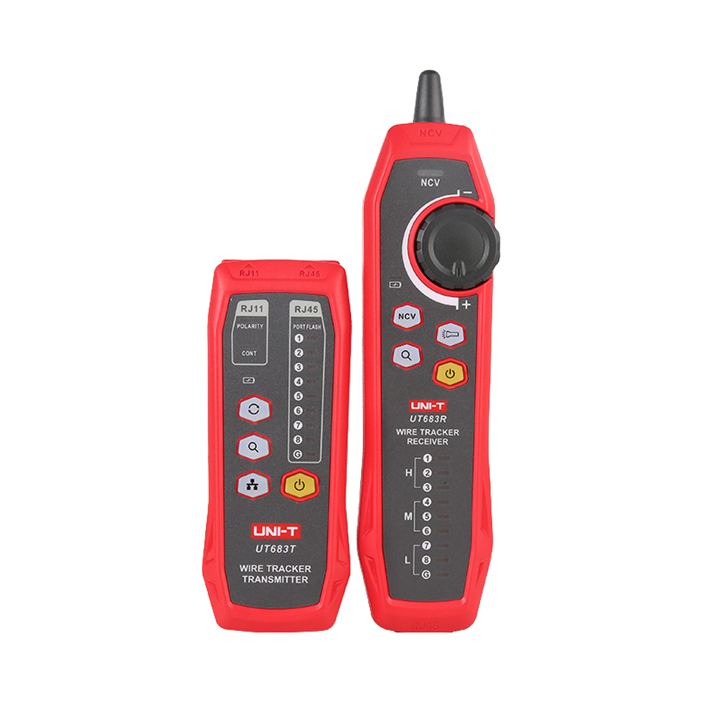 Kabeltester - Kabelstatus check RJ45/RJ11 - Automatisk lukning - NVC tilstand - Anti-interferens kapacitet
