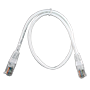 UTP kabel - Ethernet - RJ45 Stik - Category 5E - 0,5 m - Hvid farve