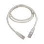Safire UTP kabel - Ethernet - RJ45 Stik - Category 5E - 1 m - Hvid farve