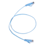 UTP fladt kabel - Ethernet - RJ45 stik - Category 6 - 0,5 m - Blå farve