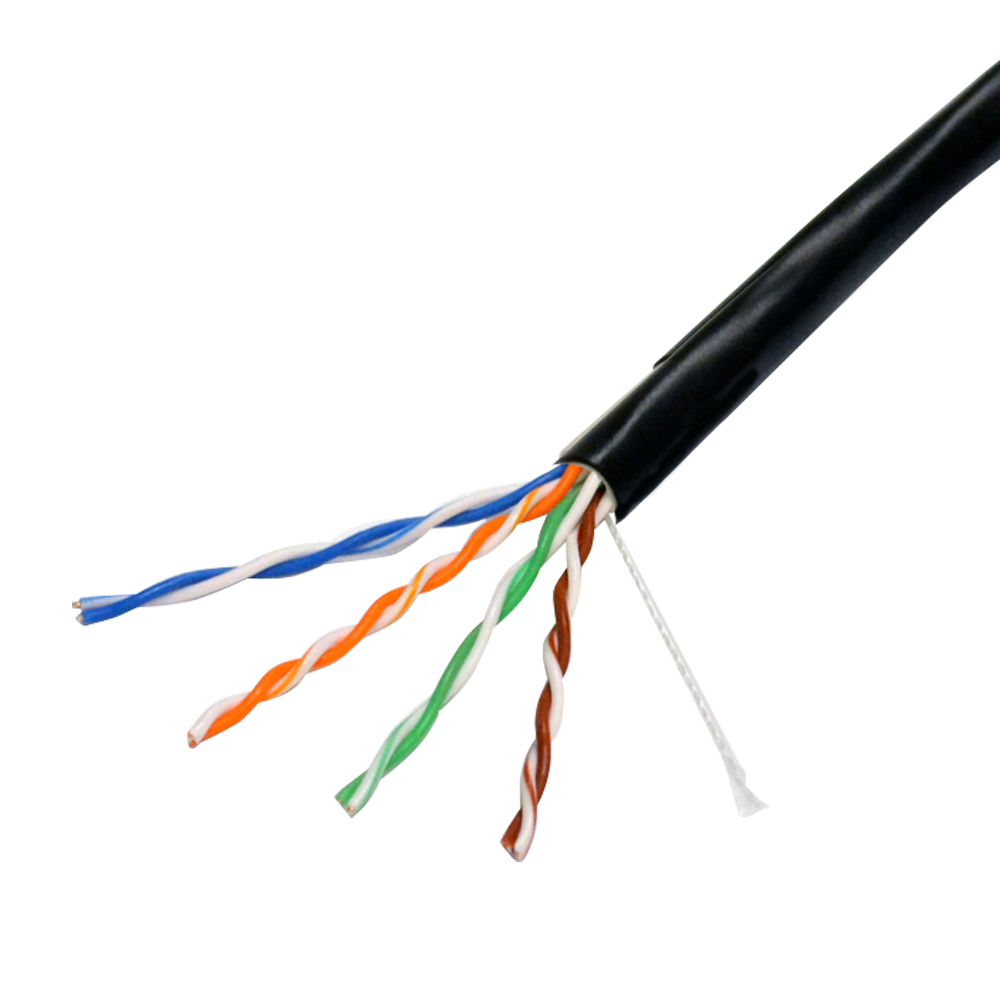 Safire UTP kabel - Category 6 - Overholder 90m Fluke test - CCA leder - Specielt yderdæksel til udendørs