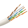 Halogenfrit stift UTP kabel - Category 6 - Overholder 90m Fluke test - OFC leder, 99,9% kobber renhed - Spole med 1000 meter - Diameter 5,5 mm