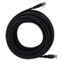 UTP kabel - Ethernet - RJ45 stik - Category 6 - Specielt udendørsdæksel (Sort) - 30 m