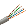 Safire PVC UTP kabel - Category 6 - Overholder 90m Fluke test - OFC leder, renhed 99,9% kobber - Spole på 305 meter - Diameter 5,5 mm