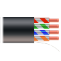 UTP kabel - Category 6 - Overholder 90m Fluke test - Træspole 500 m - Leder CCA - Speciel kappe til udendørs