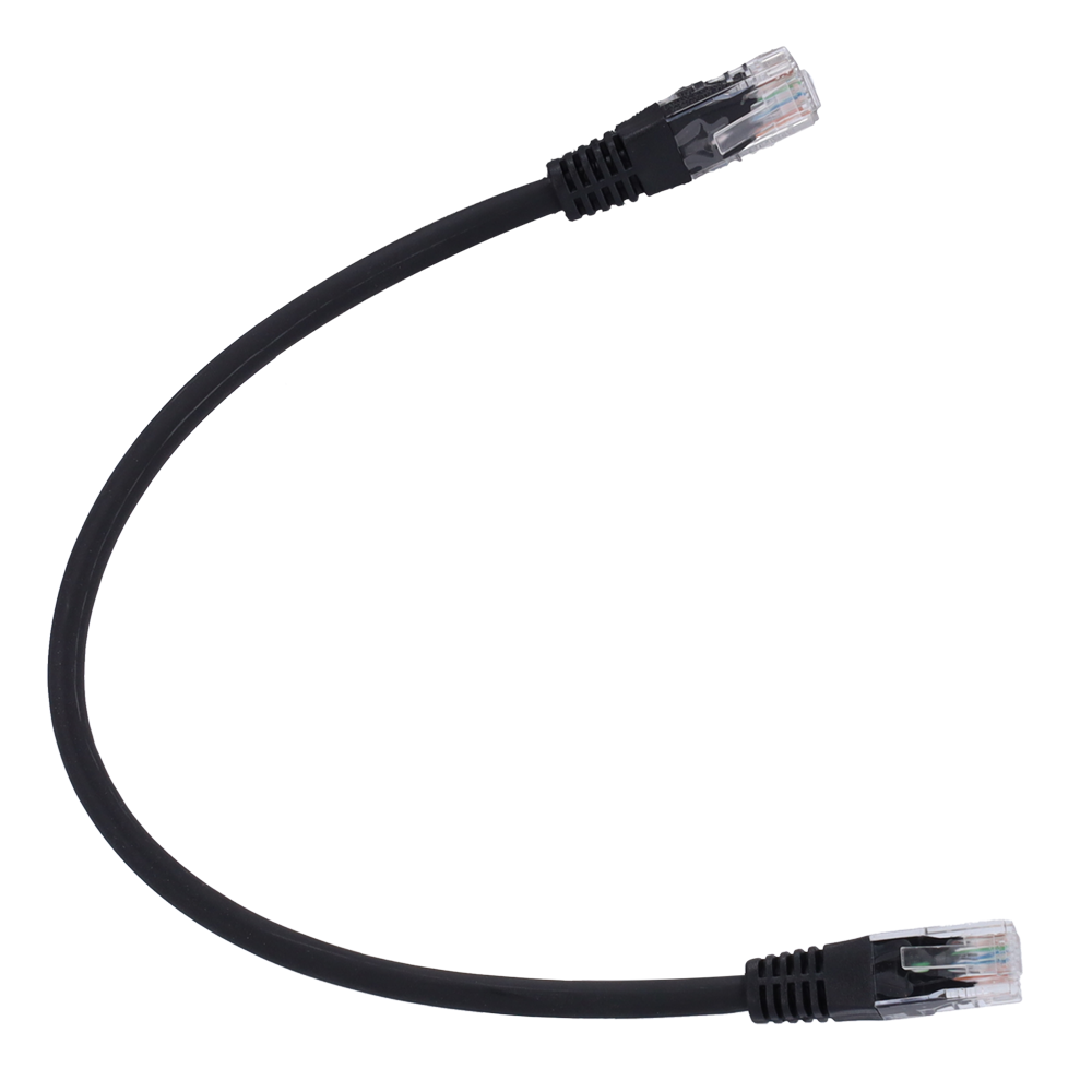 UTP kabel - Ethernet - RJ45 stik - Category 6 - 0,3 m - Farve blå