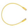 UTP kabel - Ethernet - RJ45 stik - Category 6 - 0,3 m - Gul farve