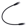 UTP kabel - Ethernet - RJ45 stik - Category 6 - 0,5 m - Sort farve