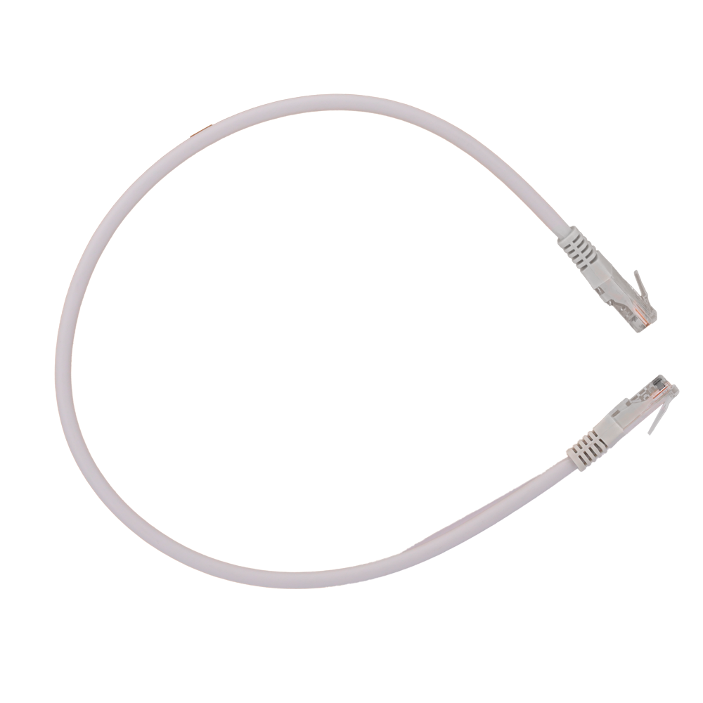 UTP kabel - Ethernet - RJ45 stik - Category 6 - 0,5 m - Hvid farve