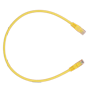 UTP kabel - Ethernet - RJ45 stik - Category 6 - 0,5 m - Gul farve