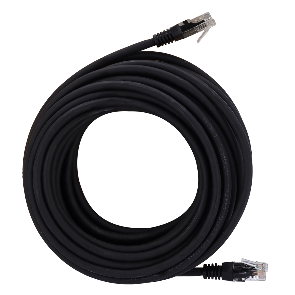 UTP kabel - Ethernet - RJ45 stik - Category 6 - 10 m - Sort farve