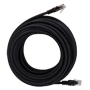 UTP kabel - Ethernet - RJ45 stik - Category 6 - 10 m - Sort farve