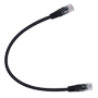 UTP kabel - Ethernet - RJ45 stik - Category 6 - 1 m - Sort
