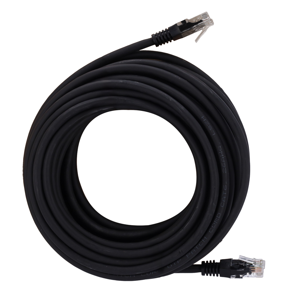 UTP kabel - Ethernet - RJ45 stik - Category 6 - 2 m - Sort
