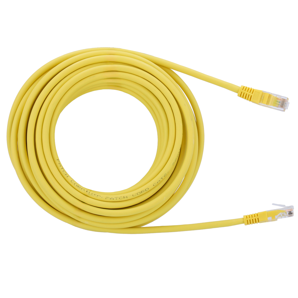 UTP kabel - Ethernet - RJ45 stik - Category 6 - 2 m - Gul farve
