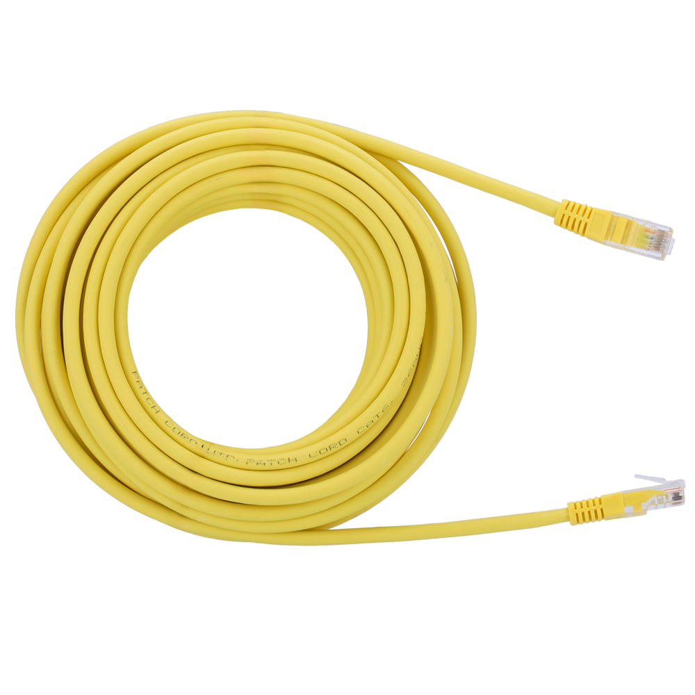 UTP kabel - Ethernet - RJ45 stik - Category 6 - 5 m - Gul farve