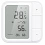 Aqara Temperatur og Fugtighed Sensor W100 - Zigbee 3.0 / Thread - LCD skærm - Kræver AQARA HUB / Border Router - Batteri 2 års batterilevetid - Understøtter Apple Homekit, Google, Alexa