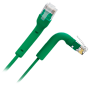Fleksibelt UTP kabel - Ethernet - RJ45 stik - Category 6A - 1 m - Grøn