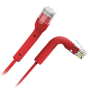 Fleksibelt UTP kabel - Ethernet - RJ45 stik - Category 6A - 1 m - Rød