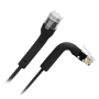 Fleksibelt UTP kabel - Ethernet - RJ45 stik - Category 6A - 2 m - Blå farve