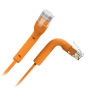 Fleksibelt UTP kabel - Ethernet - RJ45 stik - Category 6A - 3 m - Orange farve