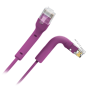Fleksibelt UTP kabel - Ethernet - RJ45 stik - Category 6A - 3 m - Lilla farve