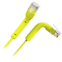 Fleksibelt UTP kabel - Ethernet - RJ45 stik - Category 6A - 3 m - Gul farve