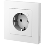 Aqara Wall Socket H2 - Zigbee 3.0 - Matter over Zigbee - Højspændingsbeskyttelse - Forbrugsmonitor / Timer - Understøtter Apple HomeKit, Google, Alexa