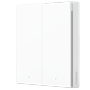 Aqara Wireless Switch H1 Dual - Zigbee 3.0 - Kræver AQARA HUB - 7 konfigurerbare funktioner - Lang batterilevetid 5 år - Understøtter Apple HomeKit, Google, Alexa