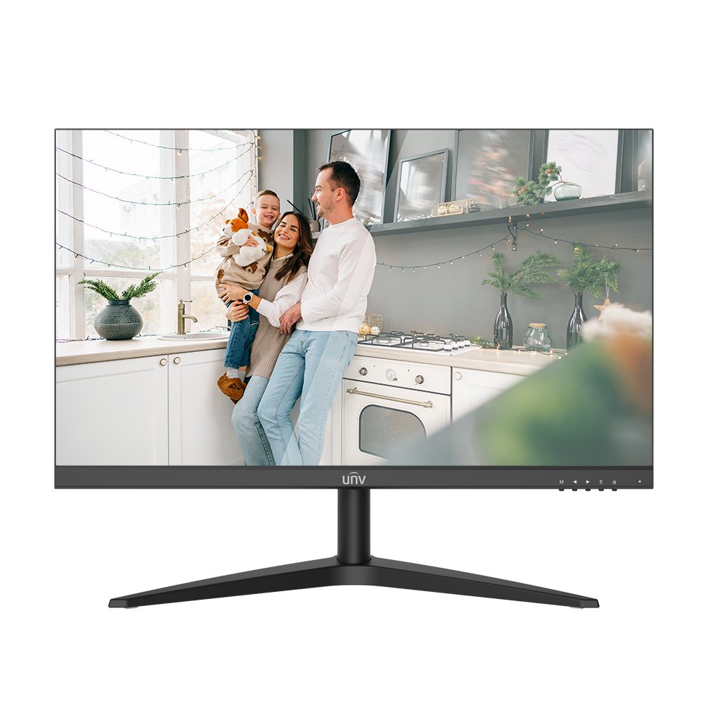 Full HD LED 22" monitor - Designet til overvågningsbrug - Format 16:9 - 1xHDMI, 1xVGA - Opløsning 1920x1080 - VESA 100x100 mm support