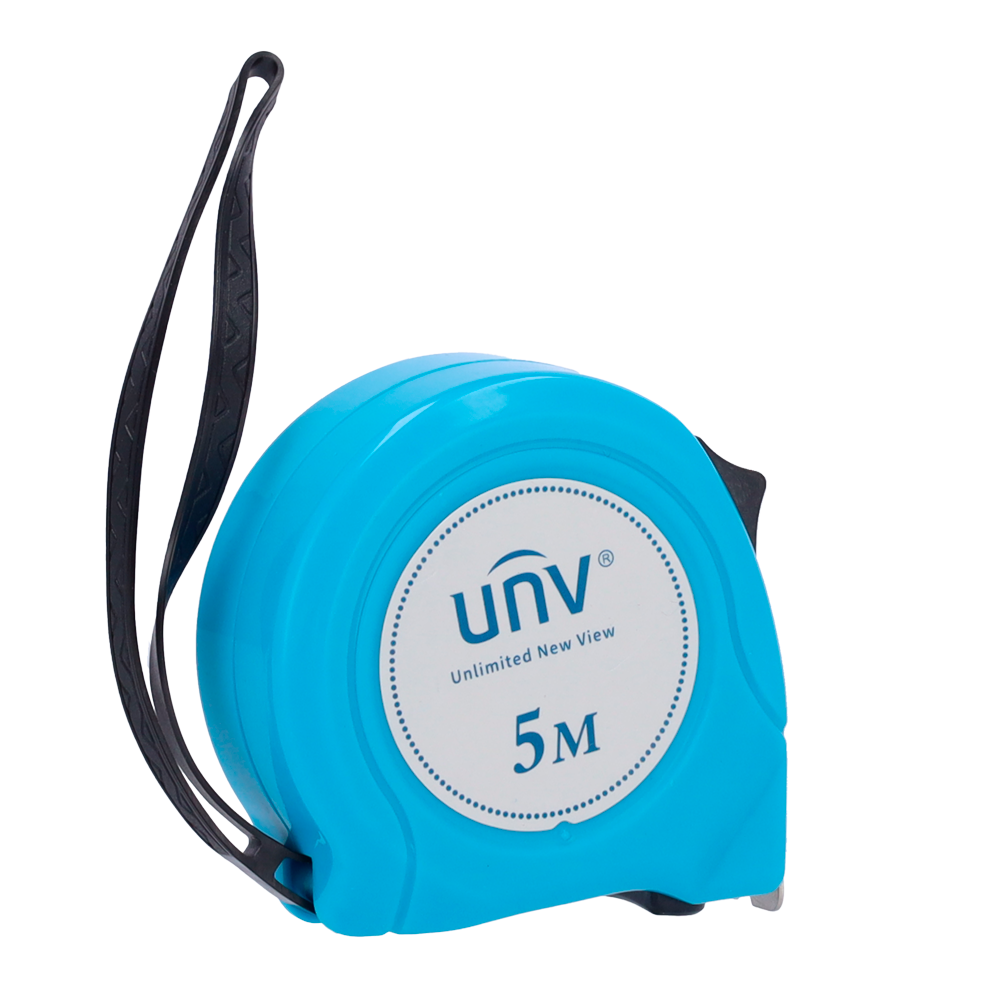 Uniview - Målebånd - 5 meter - Høj præcision - Farve blå
