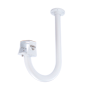 Vægbeslag - Til speed domes - Egnet til indendørs og udendørs brug - Hvid farve - Kabelgennemføring - 539 mm (H) x 116,5 mm (bunddiameter)