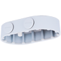 Fordelingsboks - Til dual channel dome kameraer - Egnet til udendørs brug - Væg- eller loftmontering - Kabelgennemføring - Hvid farve | 48mm x 176mm x 107mm (Ø)