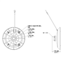 UNIVIEW - Adapter til panorama kameraer - Lavet af aluminium - 116 mm (H) x 318 (Ø) mm