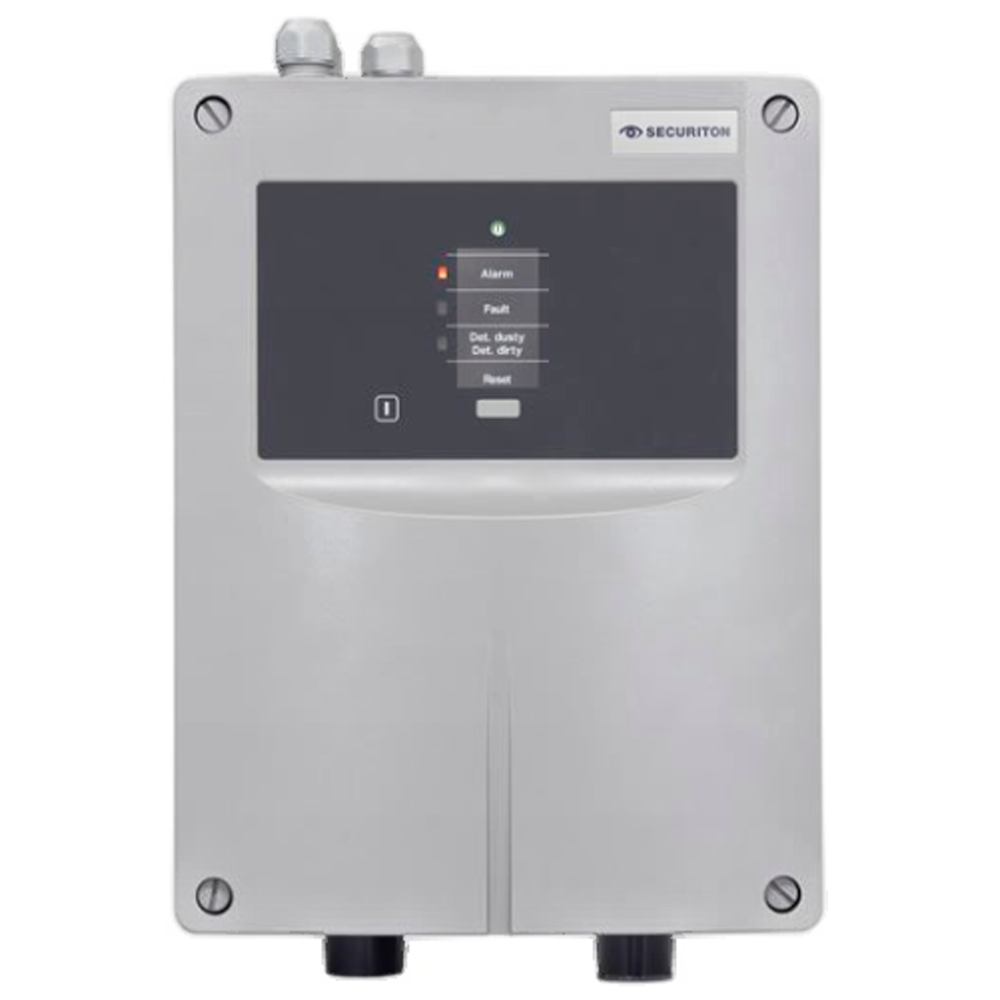 Aspirationsrøgdetektor til 1 SSD røgsensor 535 - Ingen røgniveauindikator - Rørledning op til 400 meter længde - EN 54-20 - Overvågningsområde 5760 m2 - IP 54