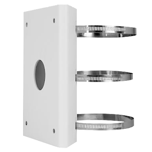 Mastbeslag - Til UNIVIEW PTZ kameraer - Egnet til udendørs brug - Hvid farve - Kabelgennemføring - 215 mm (H) x 175 (B) x 60 (D) mm