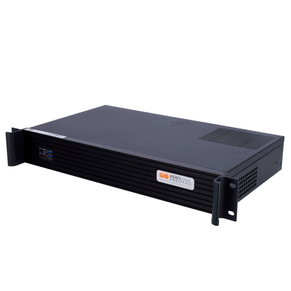 Videologic Server VLRX5-IA06 - Inkluderer 6 VLRX-IA kanaler udvidelig til 12 - 1TB harddisk - 6 VLRX-IA licenser inkluderet - Modul signaler 8 indgange og 8 udgange - Analytisk opløsning op til CIF størrelse