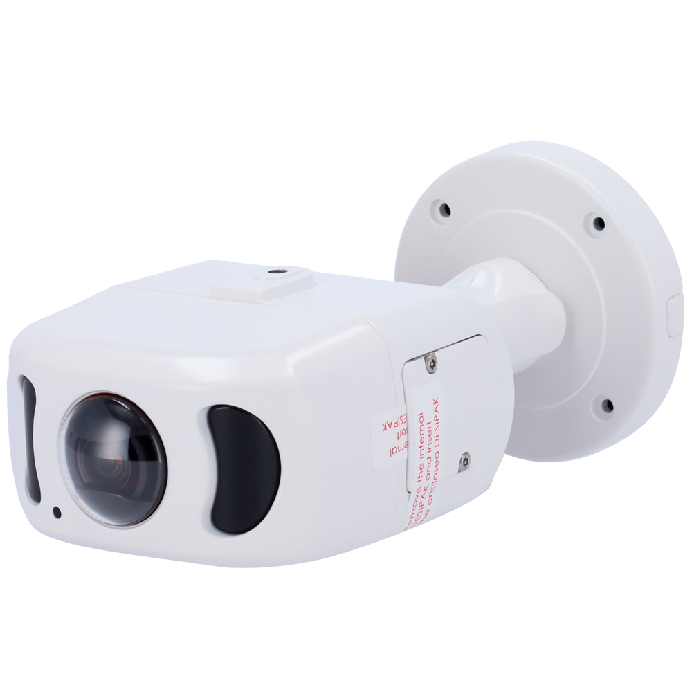 VCA Technology - model VCA-IPAi66A08-FR, IPAi range - Bullet IP kamera 180º 4K IR AI - Opløsning 4K linse 2.3mm. IR 30m. - VCA videoanalyse (deep learning valgfri) - ONVIF kompatibel S/T/M profil S/T/M, NDAA, IK10, IP67