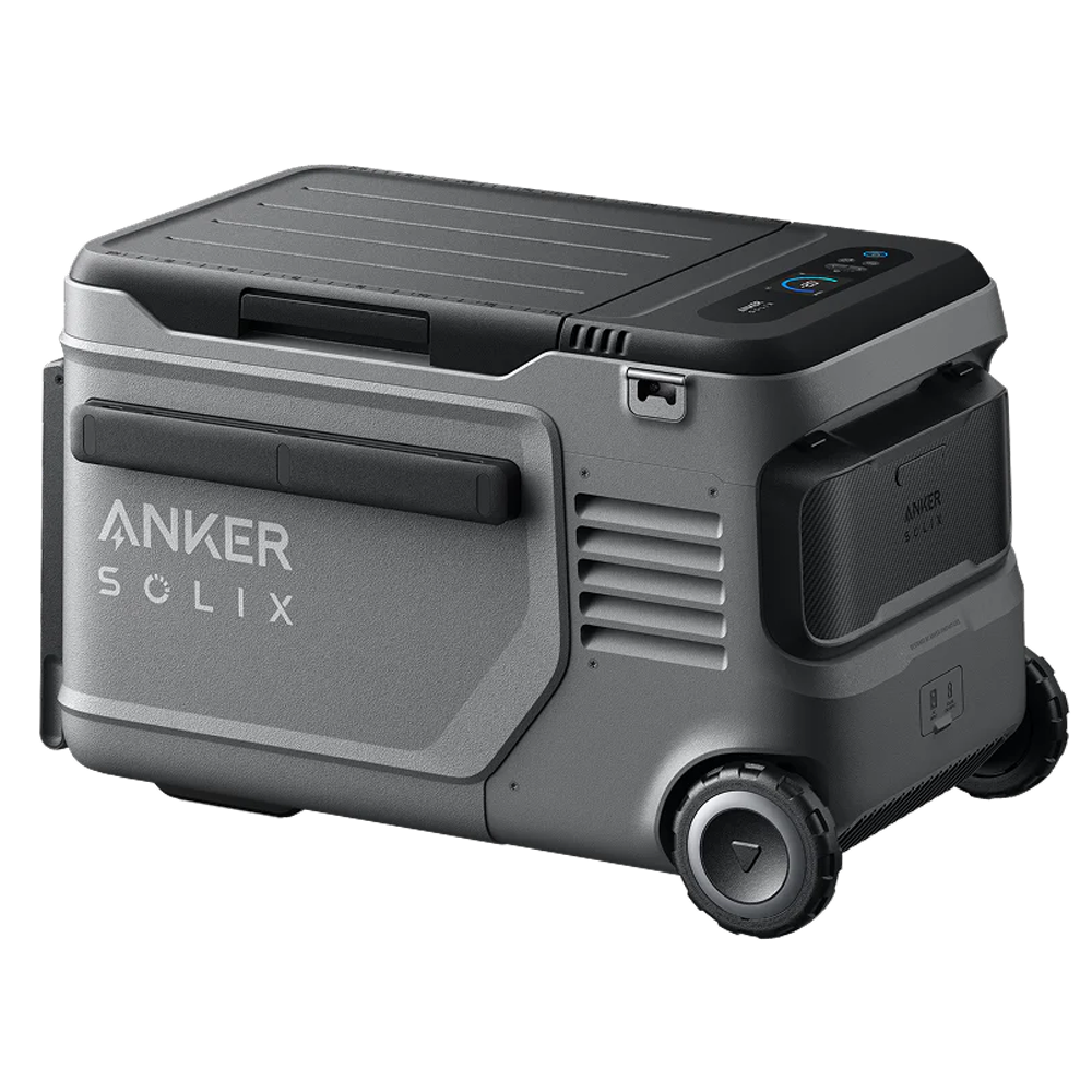 Anker Solix Bærbart Køleskab - Volumen 23L - Med hjul - Flere udtag og opladningsmuligheder - Udskifteligt batteri - Touch Screen | Styring via APP