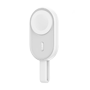 VEGER Trådløs powerbank med LED - Kapacitet 1200mAh - USB-C input - Trådløs output til AppleWatch - Oplad 1 enhed - Hvid farve