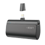 VEGER Mini Powerbank med LED til opladning - Kapacitet 5000mAh - USB-C input - Output Lightning stik - Oplad 1 enhed - PD20W Hurtigopladning
