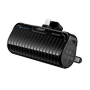 VEGER Mini Powerbank med LED til opladning - Kapacitet 5000mAh - USB-C input - Output Lightning stik - Oplad 1 enhed - Hurtigopladning PD20W | Foldbar stand